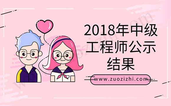 2018年中级工程师公示结果