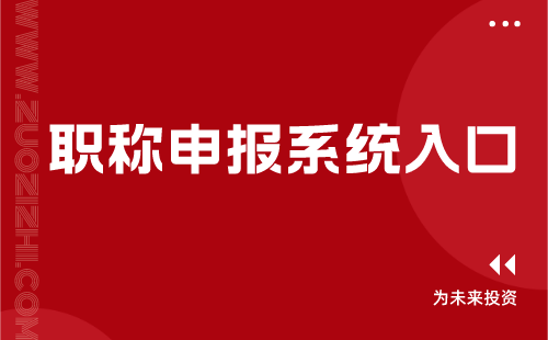 职称申报系统入口