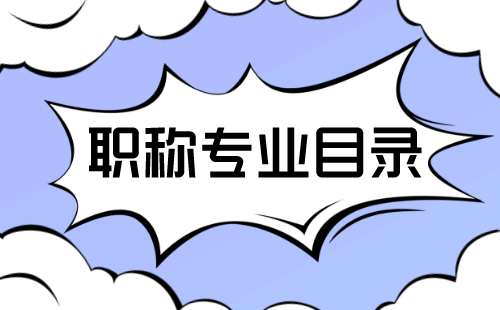 2024年新版河北省职称评审专业目录